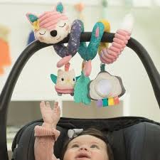 Infantino Go Gaga Spiral Car Seat Activity Toy Pink Car Seat Toys Activity Toys Car Seats