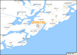 Dag virak restaurert kartet og skrevet en artikkel som omhandler. Grimstad Norway Map Nona Net