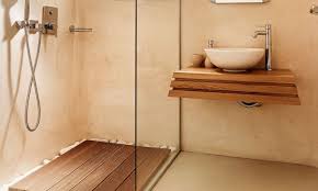 The material's color picks up the marble's striking gray veining. How To Apply Plasters In Showers Stucco Italiano