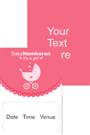 If you're going to have a celebration for your newborn baby, then you want your invitees to know the exact location as to where this celebration is going to take place. Naming Ceremony Invitation Namkaran Invitation Cards Online In India Printland