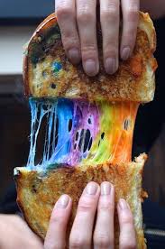 Are La Restaurants Creating Food Spectacles Just For Instagram Food Rainbow Grilled Cheese Rainbow Grill