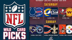 24, 2021, at 10:10 pm. Nfl Wild Card Picks 2021 Nfl Game Predictions Weekly Nfl Playoff Picks Youtube