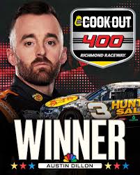AUSTIN DILLON SHOCKS THE NASCAR WORLD! 🏁 HE GOES FROM 32ND IN THE  STANDINGS STRAIGHT TO THE PLAYOFFS WITH A WIN AT RICHMOND.