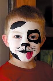 Black And White Face Paint Ideas Cute Kids Face Painting Idea That Maybe Even I Could Pull Off Hayvan Yuzleri Too Faced Cadilar Bayrami Makyaji