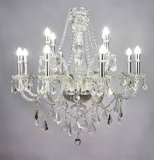 Monalisa Gallery Crystal Chandeliers Pendant Light Fixture Silver Finish Mg 708 D 8 4l W32xh30 Silver Ligh Light Decorations Hanging Lights Metal Pendant