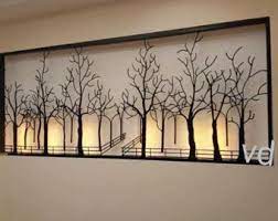 Black Wall Art Large Round Wall Hanging Bedroom Living Room Etsy Black Wall Art Large Wall Art Metal Tree Wall Art