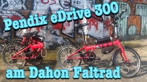This video is a comparison between tern folding bike and dahon folding bike. Pendix Edrive 300 An Einem Dahon Faltrad Kein Tern Oder Brompton Youtube
