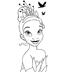 Printesele din regatul de gheata. Taiana Printesa Disney De Colorat
