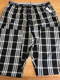 Black And White Plaid Pajamas Michael Kors Men S Large Pajama Pants Black And White Plaid Sleepwear Pjs New Michaelkors Sleepwearloungepjsbottoms Black Pants White Plaid Plaid Pajamas