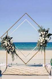 39 Gorgeous Beach Wedding Decoration Ideas Wedding Forward Wedding Backdrop Decorations Beach Wedding Arch Wedding Ceremony Backdrop
