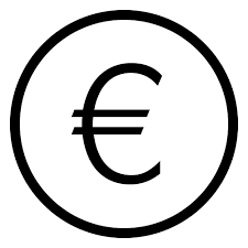 Euro icon - Free download in PNG and vectors