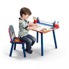 Play Table With Chair Children Nick Jr Paw Patrol Art Desk Dry Erase Surface Nickjr Paw Patrol Balloon Decorations Party Chairs For Sale