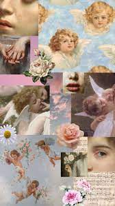 Pin By Adistahidayah On Fondos Aesthetic Iphone Wallpaper Angel Wallpaper Painting Wallpaper