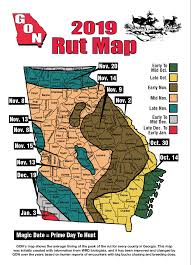 2019 Georgia Rut Map