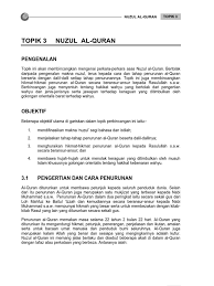 Adapun lokasi penurunannya di bagi menjadi dua, yaitu di makkah dengan jumlah 86 surat yang diturunkan selama 13 tahun, dan digolongkan ke. Topik 3 Nuzul Al Quran
