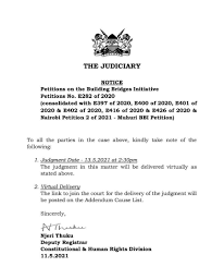 Lawyer mbaluka promises to end corruption in machakos if elected governor. Waikwa Wanyoike On Twitter Bbi Judgment Is Today A Critical Judgment At A Critical Time Some Questions Before Court Is Bbi Truly A Popular Initiative Does Cok Have Elements Of