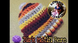 Turk Motifi Bere Tig Isi Orme Sapkalar Bere Krose