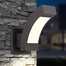 Maybe you would like to learn more about one of these? Inowel Wall Light Outdoor Led Wall Mount Lamp Modern Wall Sconce Lighting Meniscus Lantern Fixture Dark Grey Aluminum Lights For Porch Front Door Garden Yard Patio Ip54 Waterproof 7 5w 600lm 3000k Buy