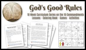 These alphabet coloring sheets will help little ones identify uppercase and lowercase versions of each letter. 10 Commandments For Kids Sunday School Works