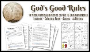 Do not kill people 7. 10 Commandments For Kids Sunday School Works