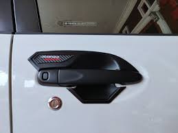 Untuk pintu 2 sebelah kanan. Jsl Cover Pintu Avanza Xenia Veloz 2019 Handle Keyless Blacktivo Lazada Indonesia