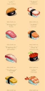 Squee With Delight At These Bouncing Sushi Gifs Japanese Sushi Japanese Food Sushi Names