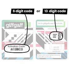 It's different from a standard pin. Sim Activation Giffgaff