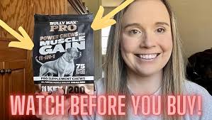Amazon.com : Bully Max 11-in-1 Muscle Gain Power Chews