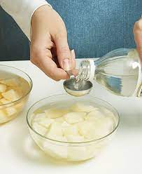 Once peeled and cut, cook them for three minutes in a pot of. How To Prepare Potatoes Ahead And Keep Peeled Potatoes From Browning