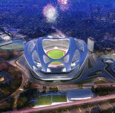 Die olympischen spiele sollten ursprünglich vom 24. Futuristische Arena So Sieht Das Olympiastadion Von Tokio 2020 Aus Bilder Fotos Welt