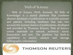 Последние твиты от clarivate web of science (@webofscience). What Is Web Of Science Online Presentation