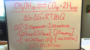 Gibbs free energy and spontaneity. Calculating Delta G At Nonstandard Conditions Youtube