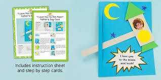 If you're giving your husband a father's day card, express your feelings about his being the father of your children. I Love You To The Moon And Back Father S Day Card Craft Instructions