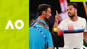 Postpartita caldo a melbourne dopo la sfida del secondo turno di australian open tra fabio fognini e salvatore caruso. Fognini Celebrates And Caruso Fires Up After Epic Tie Break Australian Open 2021 Youtube