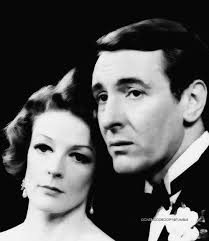 Maggie Smith and Robert Stephens in "Private Lives", 1972.