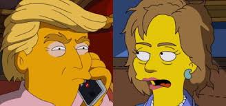 Anche i Simpson votano Hillary Clinton