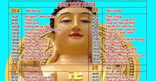 THÔNG BÁO THỜI KHÓA TU VÀ NỘI QUY "NƠI ẤY CON TÌM VỀ"