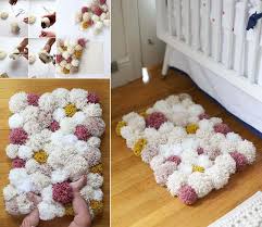 See more ideas about pom pom crafts, crafts, pom pom. Colorful Diy Pom Pom Rug And Another Creative Projects