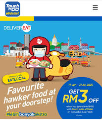 It allows users to make payments at over 280,000 merchant touch points via qr code; Touch N Go Ewallet Delivereat Hawker Food Rm3 Discount Yoodo