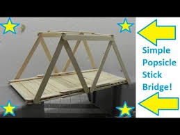 Once you've identified those areas, it is fairly easy to reinforce the bridge so it is capable of bearing weight up to 50 lbs. How To Make A Popsicle Stick Bridge Youtube