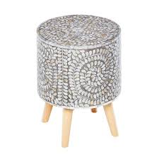 Idy Gray Mother Of Pearl End Table Pier 1 In 2020 End Tables Modern Home Furniture Mother Of Pearl