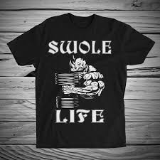 Men S Fitness T Shirt Swole Life Weightlifting Gym Etsy Mens Workout Shirts Fitness Tips For Men Mens Fitness