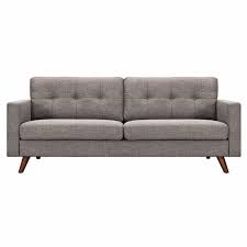 If you prefer a different approach, settle on a sectional. Uma Sofa Mid Century Modern Grey Sofa Shop Factory Direct