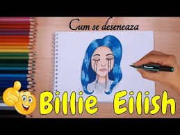 Cauti o plansa de colorat sau un desen de colorat cu pentru fete? Cum Se Deseneaza O Fata Tutorial Arta Billie Eillish Drawing