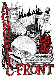 Roxy providence, providence, rhode island. Hardcore Show Flyers Agnostic Front Tour December 2015