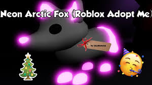 ,like,share and click the notification bell your username my roblox account (expertssss). Neon Arctic Fox Roblox Adopt Me Youtube