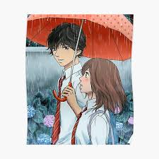 Futaba yoshioka has encountered her first love again in high school, but he seems different from the boy she once knew. Ao Haru Ride Blue Spring Ride Kou And Futaba Manga Cover Poster By Adriannadam Redbubble