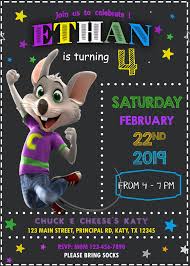 Chuck E Cheese Birthday Invitation Oscarsitosroom Chuck E Cheese Chuck E Cheese Birthday Chucky Cheese Birthday Party