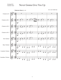 Never Gonna Give You Up Music Sheet Download Topmusicsheet Com