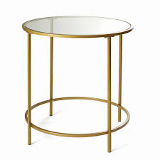 This round gold side table with a brown marble top dances with modern and traditional in this stunning piece. Better Homes Gardens Nola Side Table Black Finish Walmart Com Walmart Com